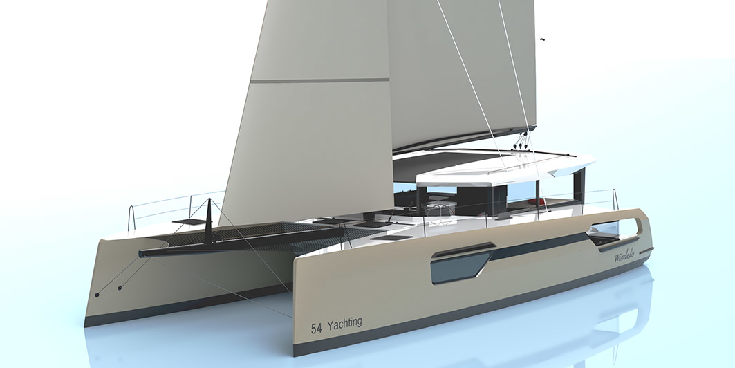 Le modèle de 54 pieds version yachting, que développe Windelo
