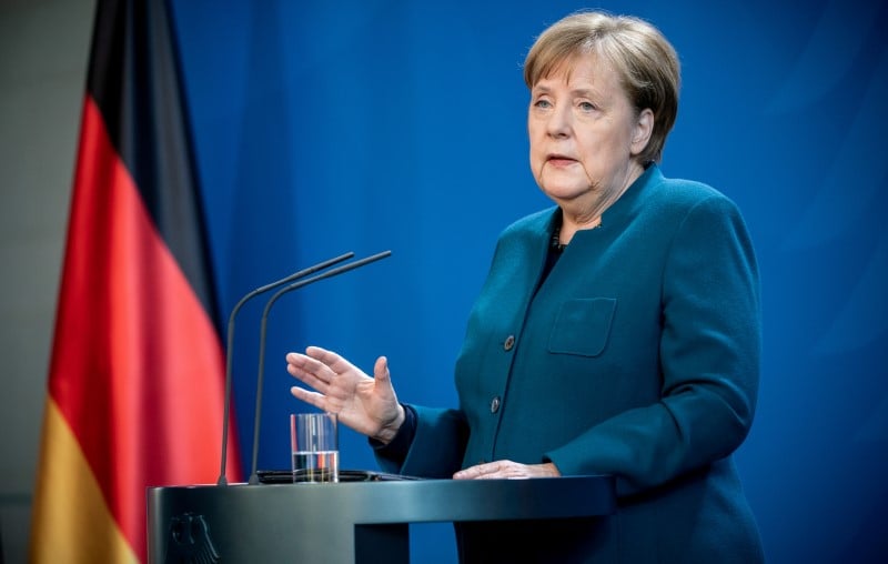Coronavirus: la chanceliere allemande angela merkel testee negative