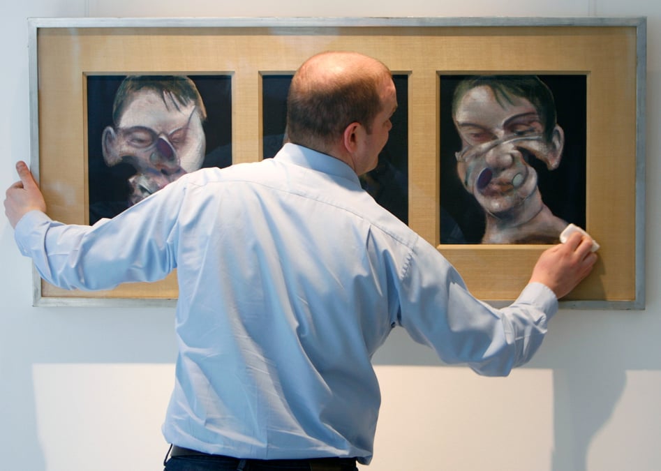 Tableau « trois etudes pour un autoportrait » de francis bacon