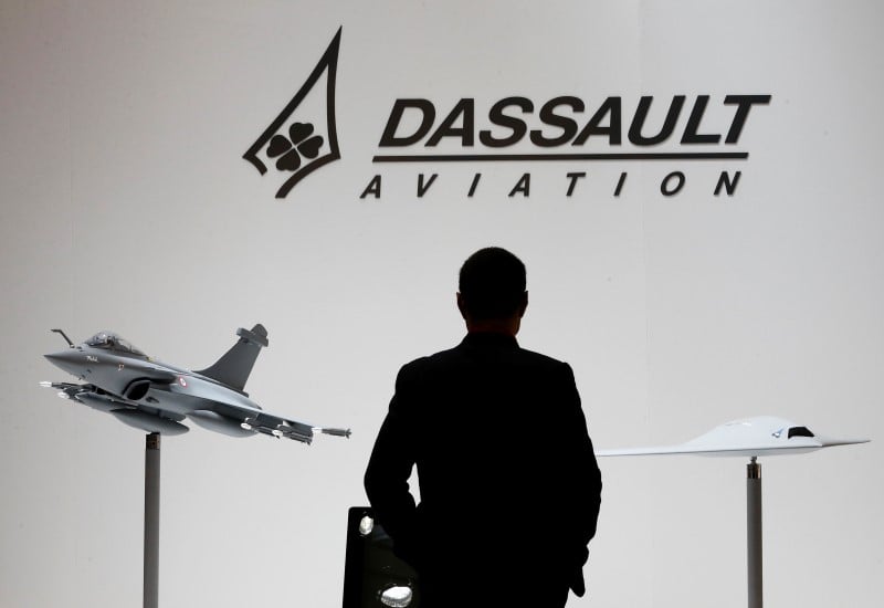 Dassault en nette hausse a la bourse de paris