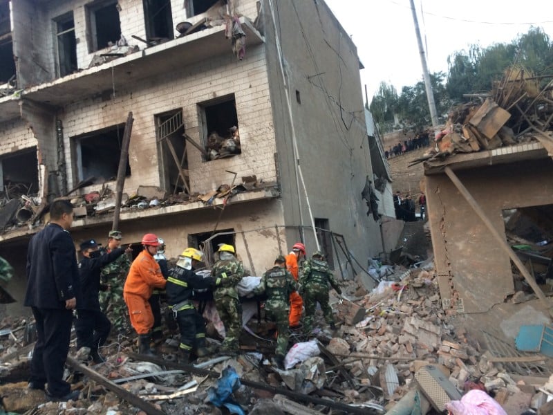 Explosion meurtriere en chine