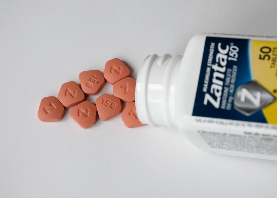 Photo d'illustration de pilules zantac