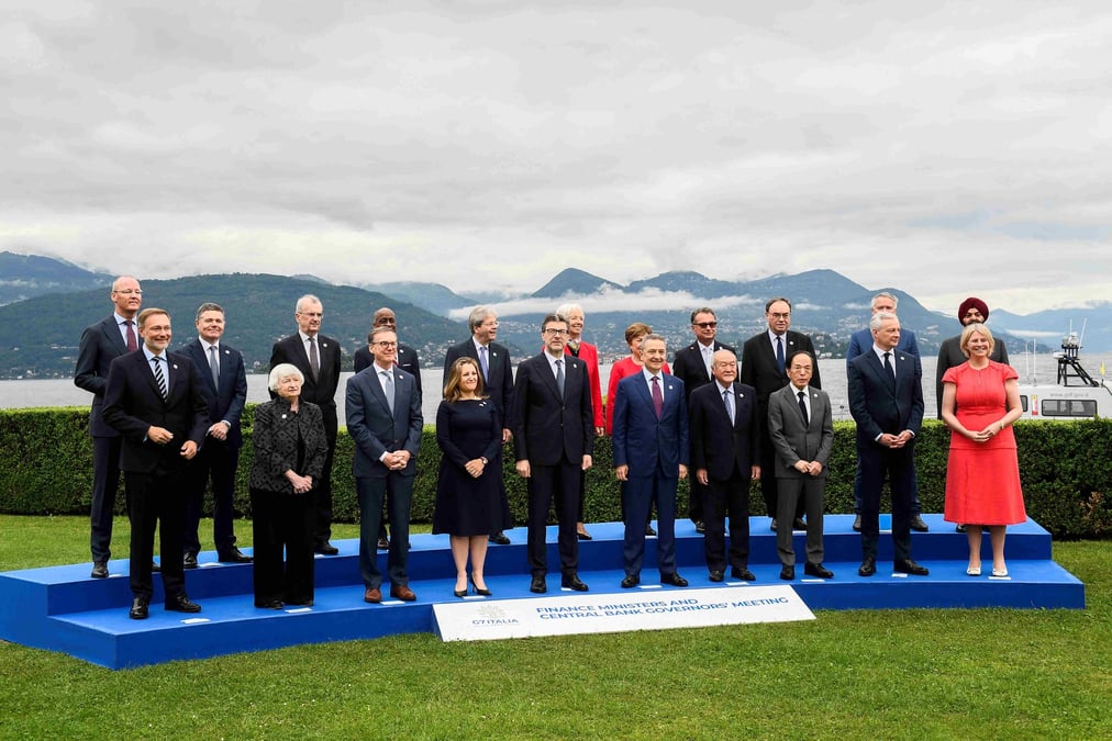 Les argentiers du G7 sont réunis en Italie pour discuter de la Russie et de la Chine.