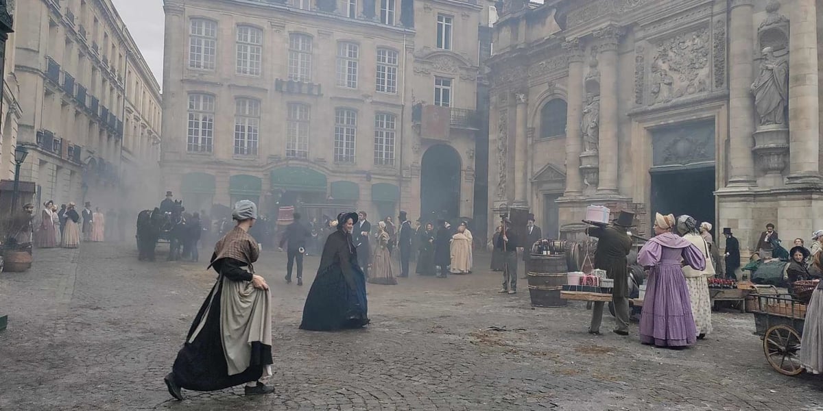 Le tournage du film polonais « Chopin, Chopin ! », réalisé par Michał Kwieciński, se tient actuellement dans certains quartiers historiques de Bordeaux.