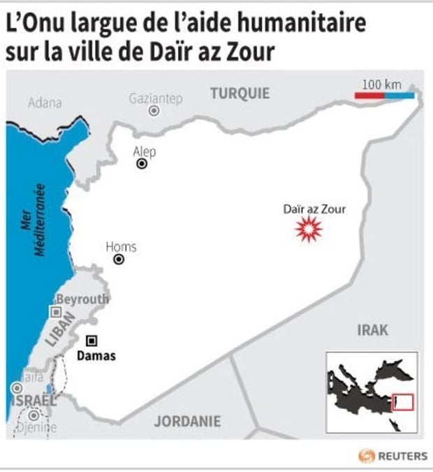 Aide humanitaire en syrie pour dair az zour