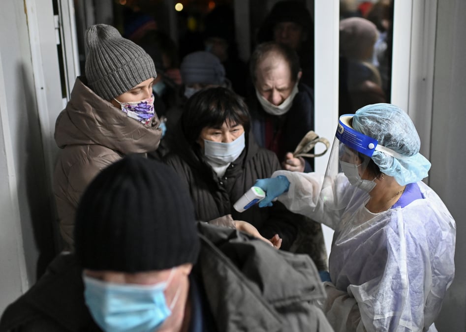 Coronavirus: record de 21.798 cas en 24 heures en russie