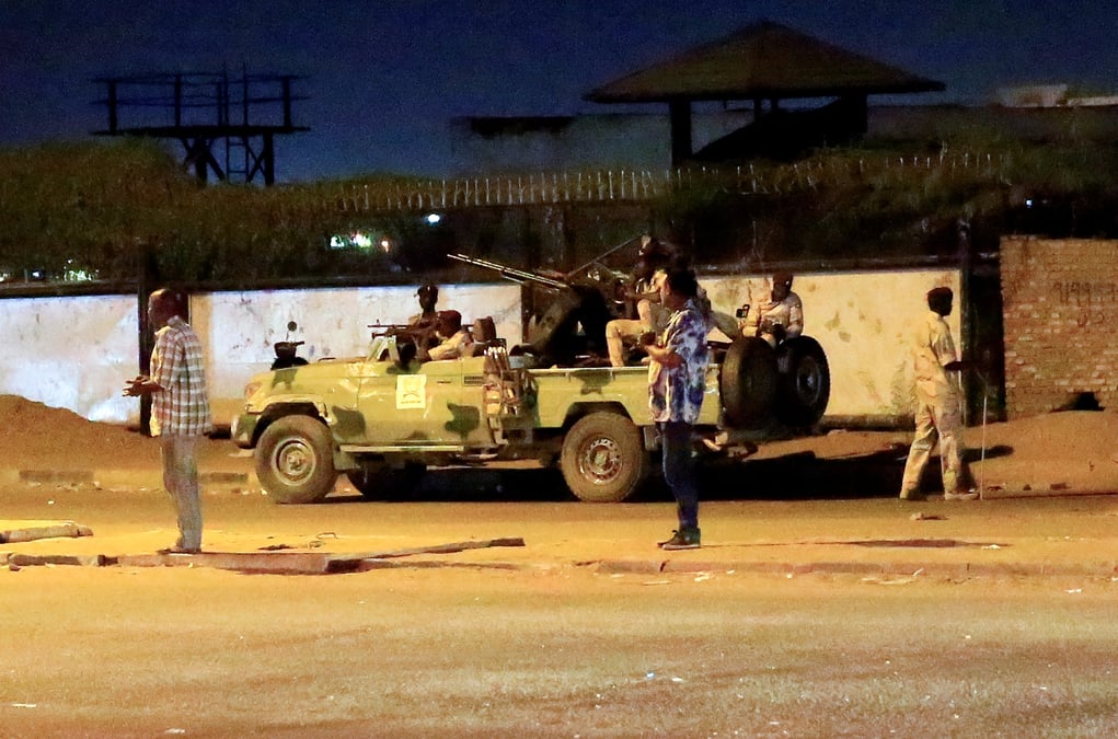 Des membres des forces soudanaises de soutien rapide a khartoum