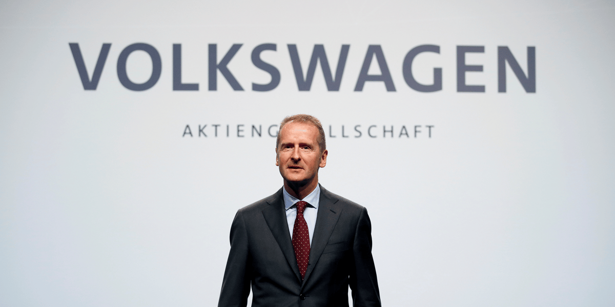 Herbert Diess, Volkswagen, e-golf, électrique, automobile,
