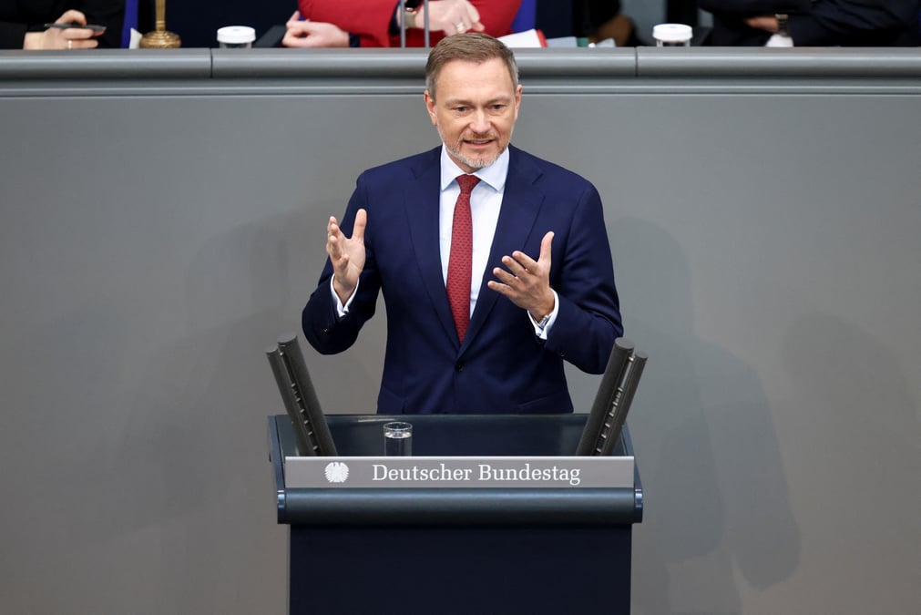 Le ministre allemand des finances, christian lindner