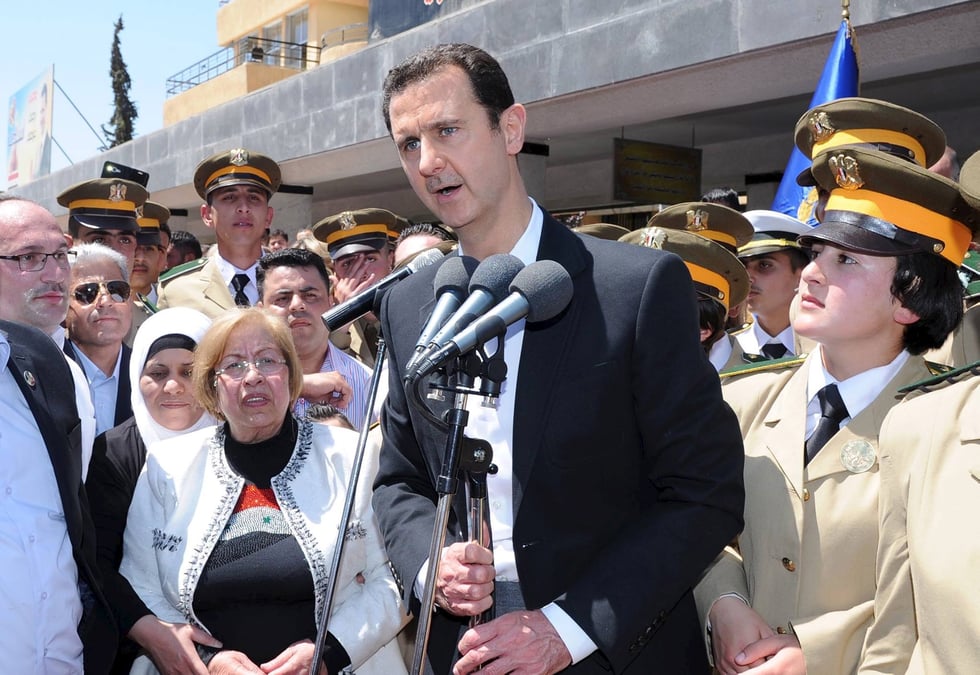 Bachar al assad annonce des renforts imminents a djisr el choughour