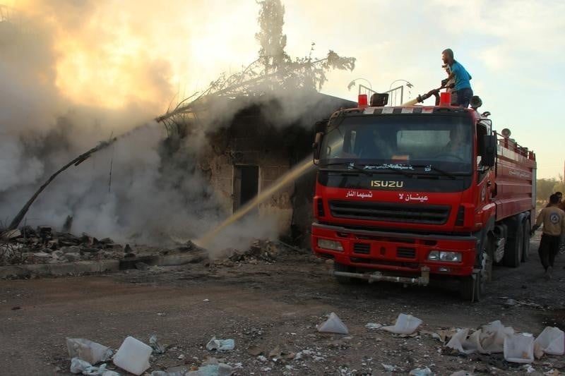 Alep une nouvelle fois cible d’intenses bombardements