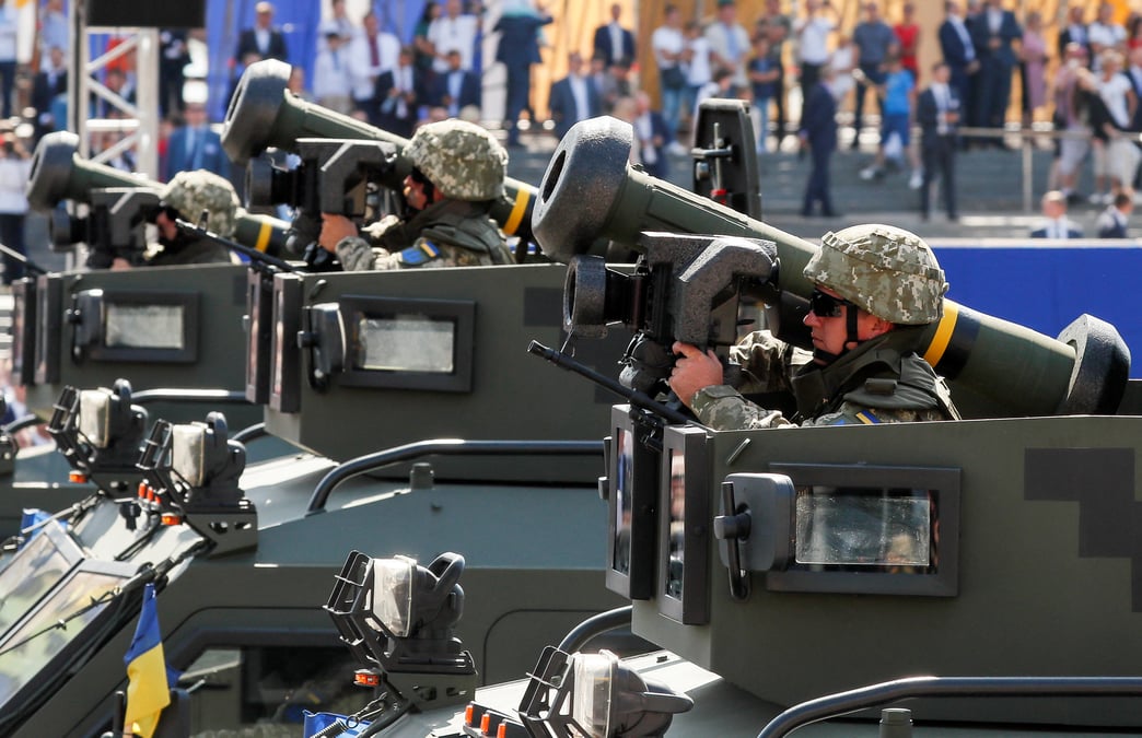 L'armee ukrainienne effectue des exercices avec des missiles americains dans l'est du pays