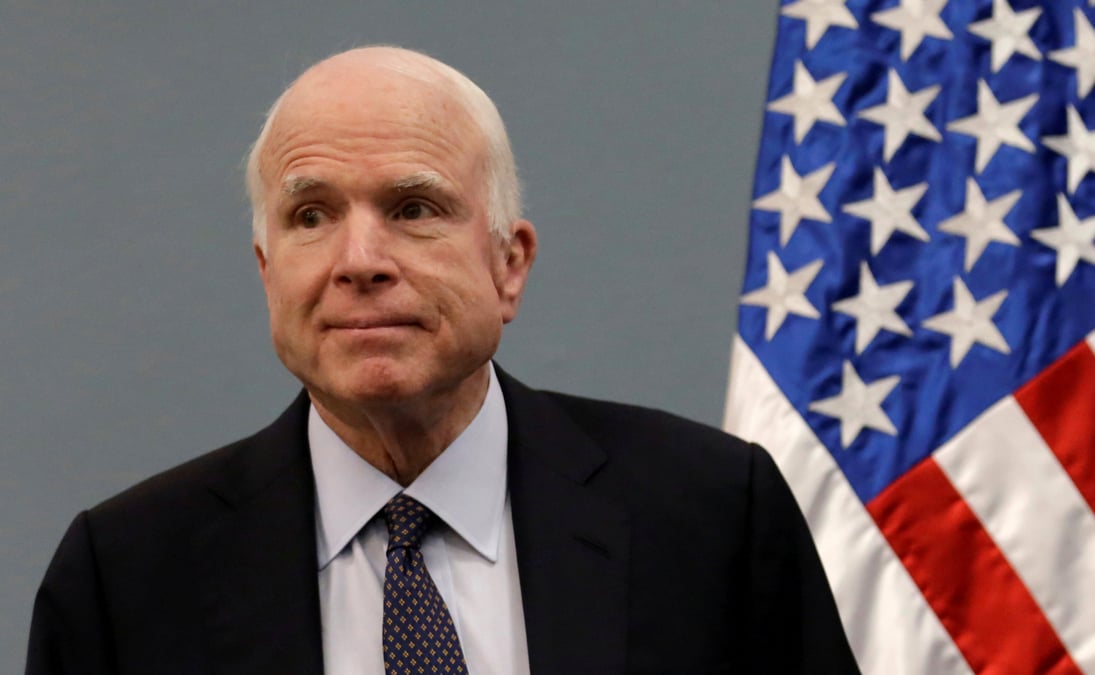 John mccain diagnostique d'une tumeur au cerveau