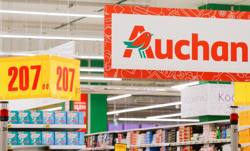 Auchan: la france et la russie plombent les resultats annuels