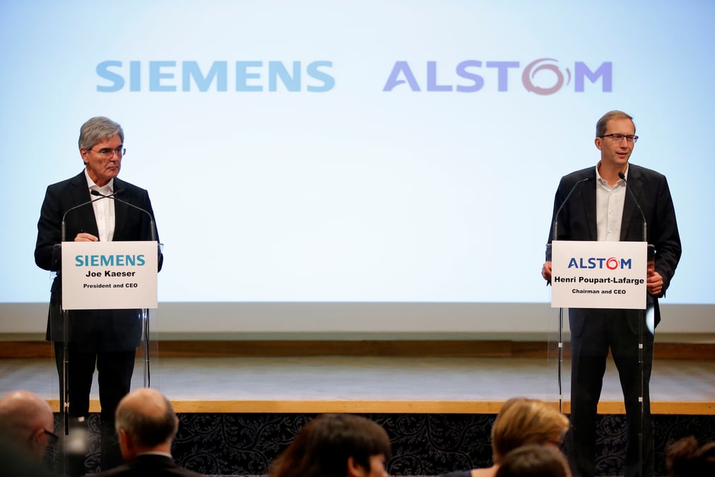 Alstom, Siemens, alliance, Union européenne, Joe Kaeser, Henri Poupart-Lafarge,