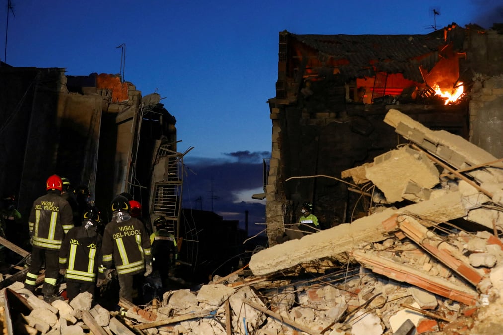 Une explosion de gaz fait au moins trois morts en sicile