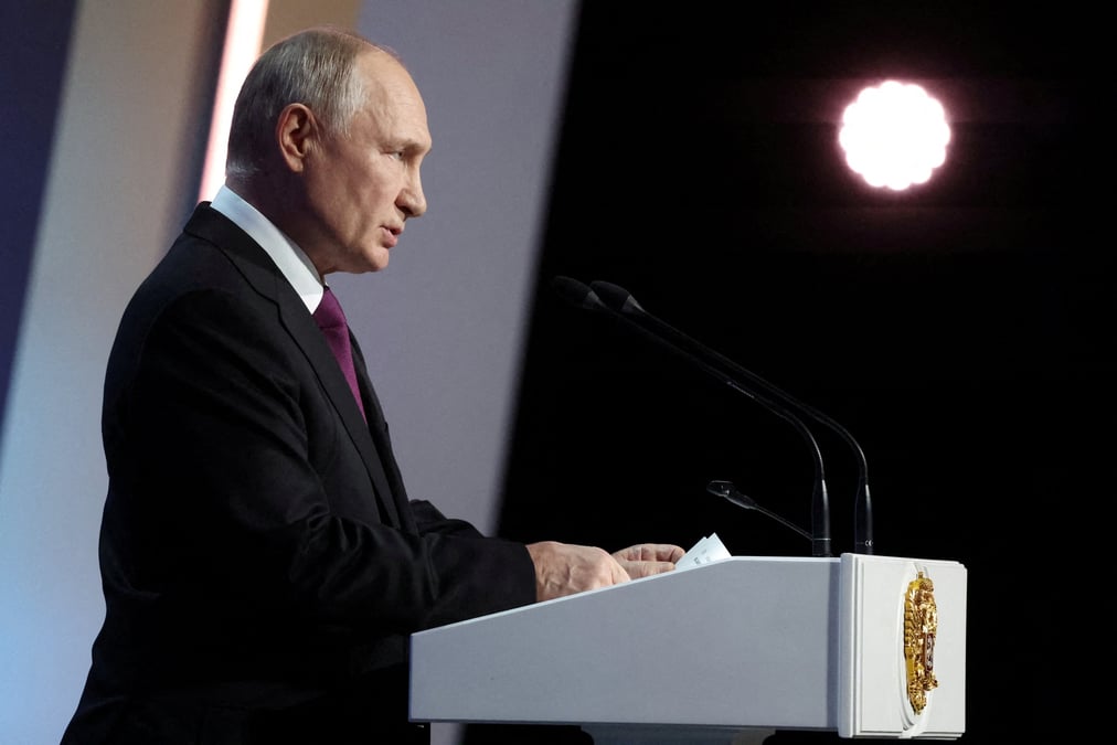 Vladimir Poutine au Kremlin
