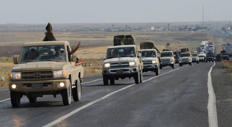 Une dizaine de peshmergas irakiens sont entrés dans Kobani