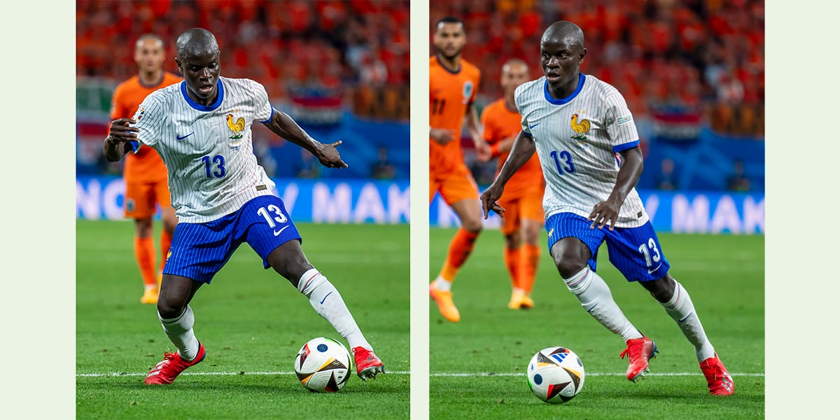 N’Golo Kanté, vendredi soir à Leipzig contre les Pays-Bas.