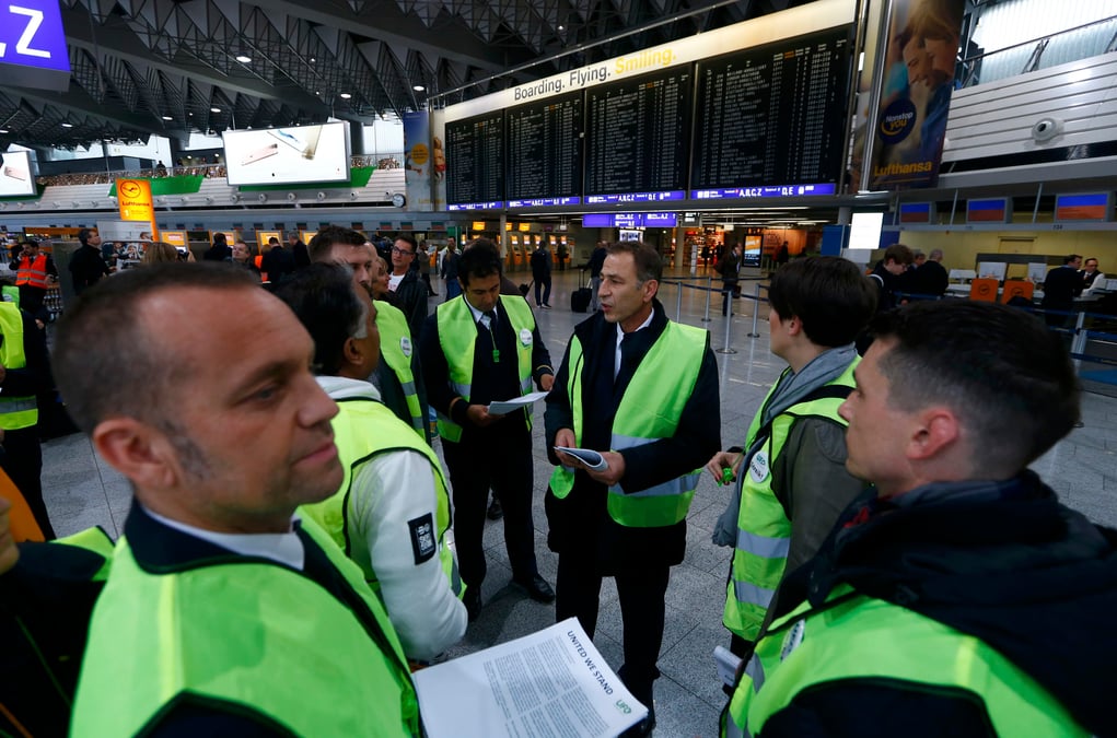 Deuxieme jour de greve a lufthansa