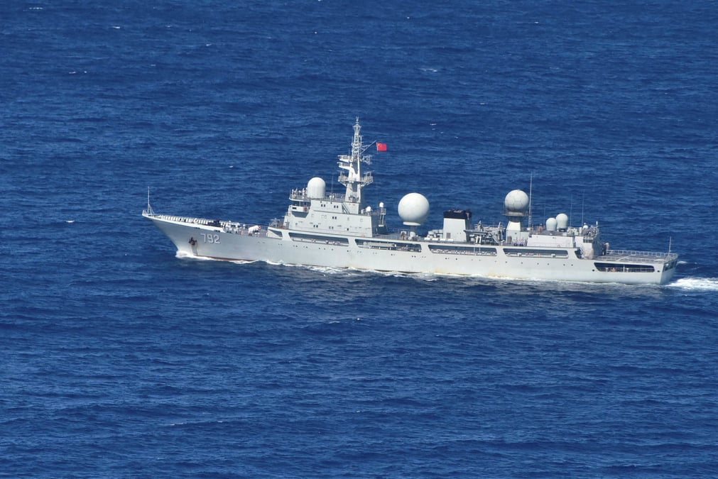 L'australie denonce la traversee d'un navire espion de la chine
