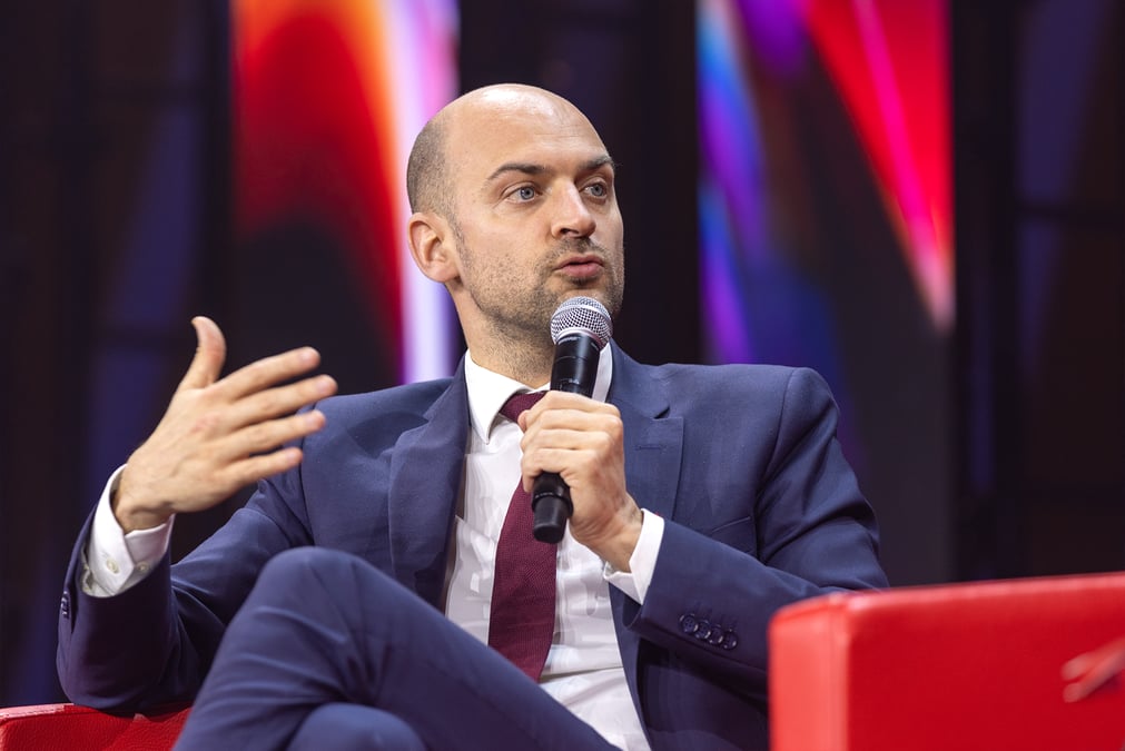 Jean-Noël Barrot, lors du dernier Tech for Future, organisé par La Tribune
