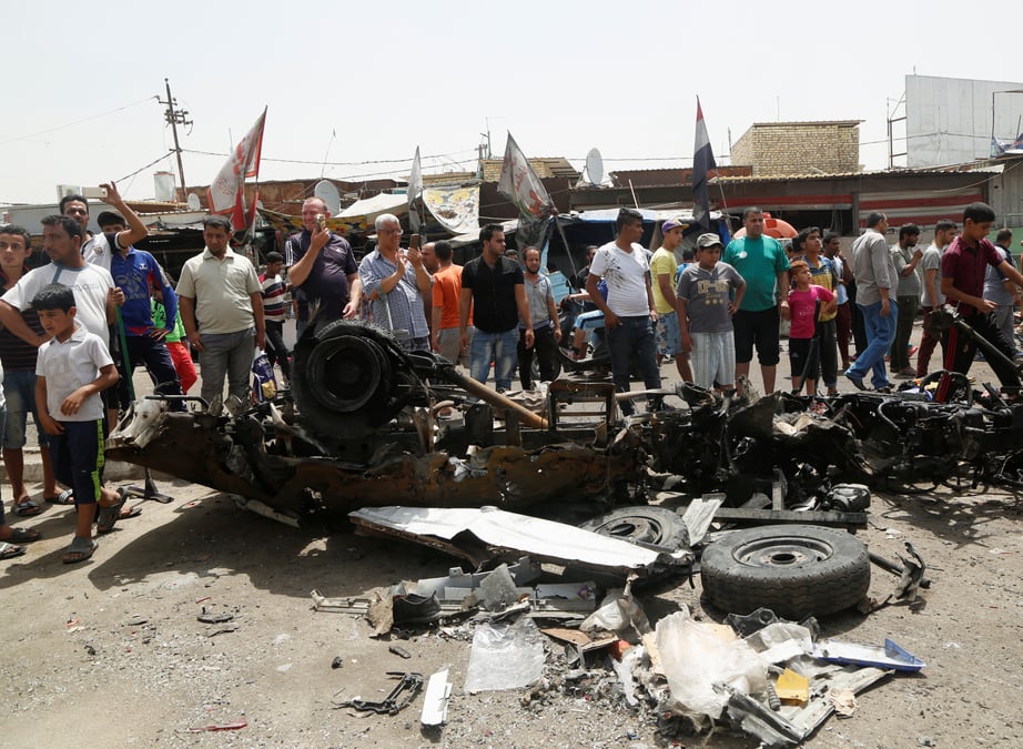 Attentat a la voiture piegee a bagdad