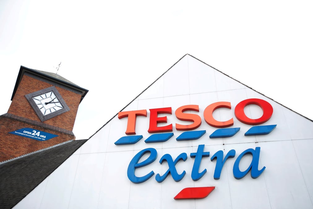 Photo d'archives du logo de tesco