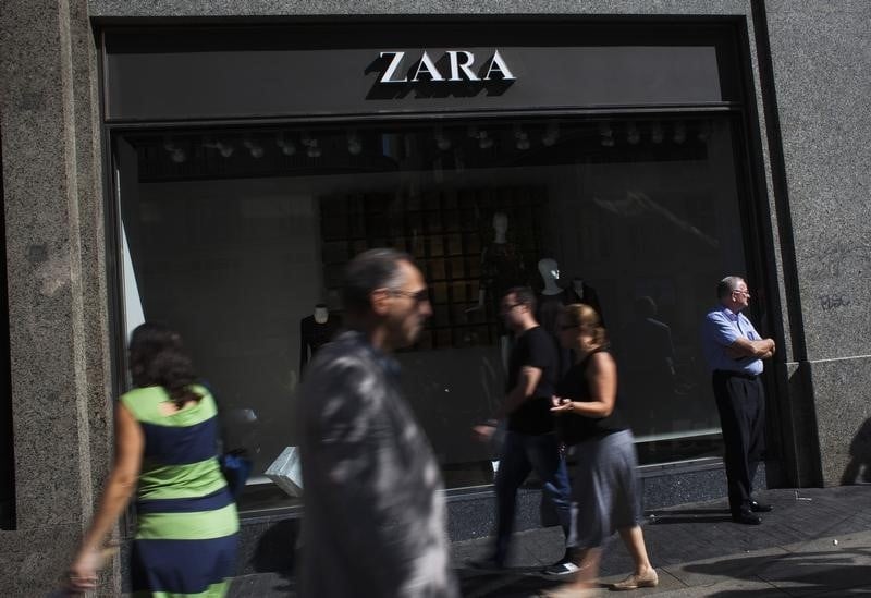 Hausse des ventes d'inditex au 1er semestre