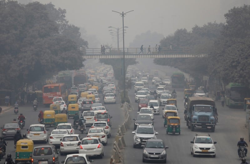 La qualite de l'air a new delhi a un niveau dangereux