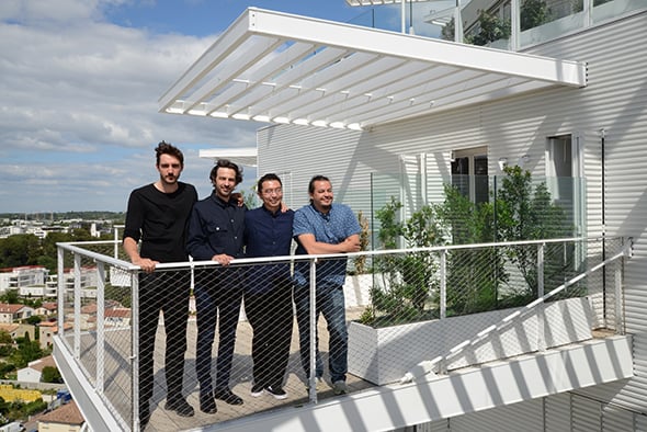 Les quatre architectes de l'Arbre Blanc à Montpellier