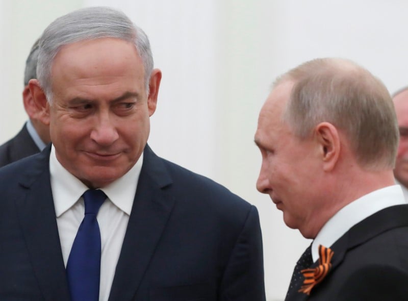 La russie n'entravera sans doute pas l'action d'israel en syrie selon netanyahu