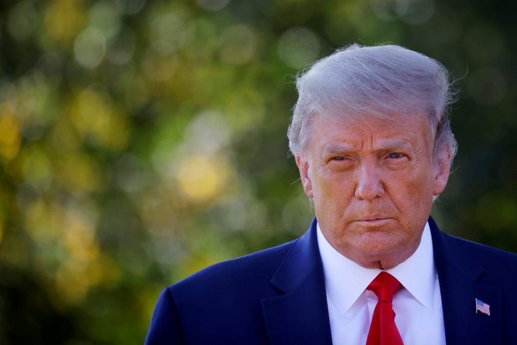 Trump est "fatigue mais de bonne humeur", dit son medecin