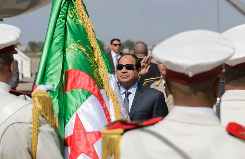 Le président égyptien Sissi en Algérie pour parler de sécurité