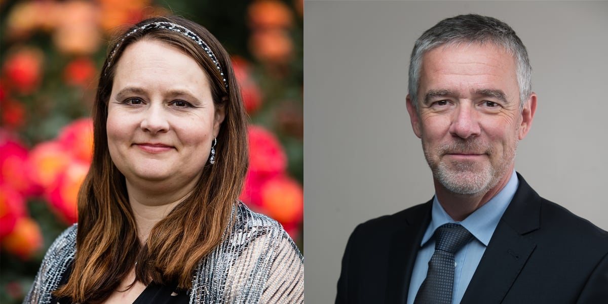Virginia Joplin, CEO de Verbio Group et Rémi Alquier le dirigeant de la filiale européenne de Verbio Group.