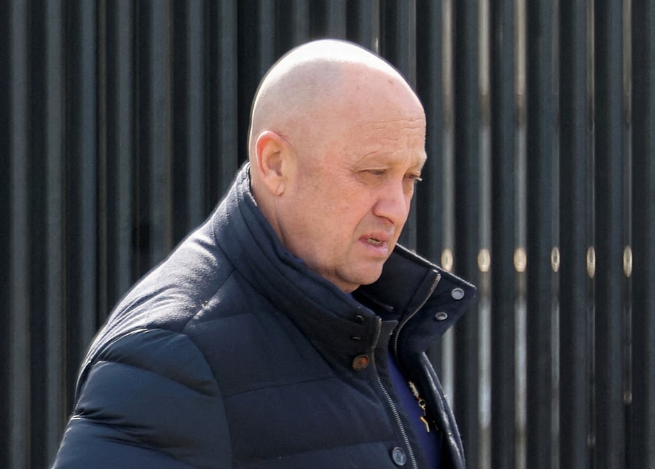 Photo d'archives de fondateur du groupe de mercenaires prives wagner yevgeny prigozhin a moscou, en russie