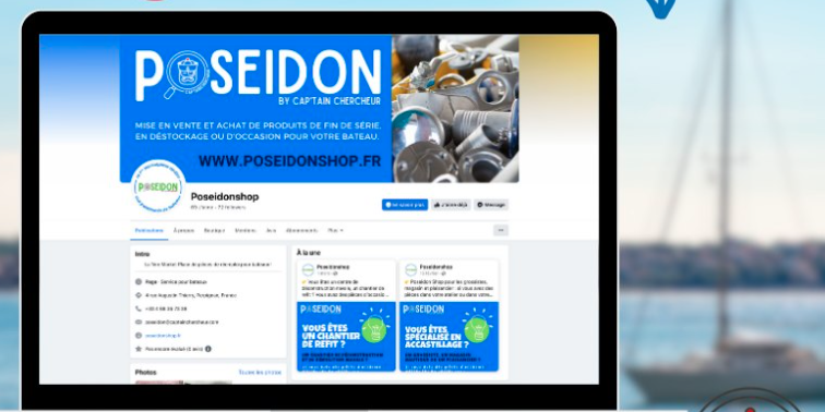 La plateforme Poseidonshop.fr propose la revente de matériel de nautisme d'occasion.