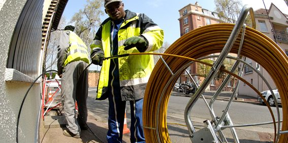Fibre optique déploiement