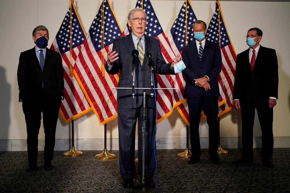 Usa 2020: mcconnell promet un transfert du pouvoir en douceur apres le 3 novembre
