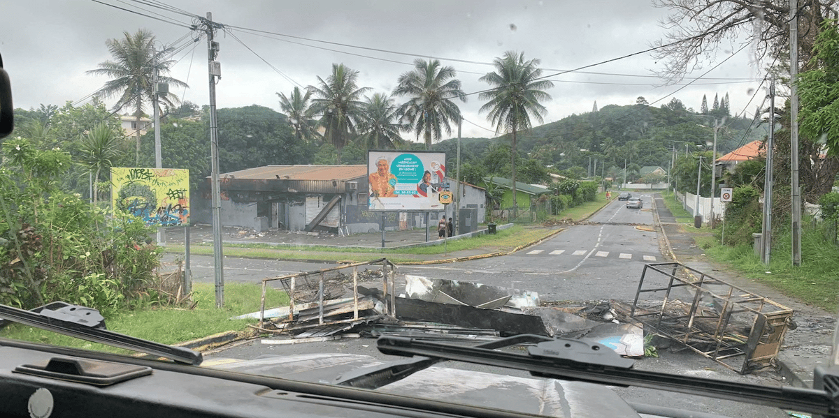 Des dommages causés par des émeutiers, le 15 mai dernier, à Nouméa.