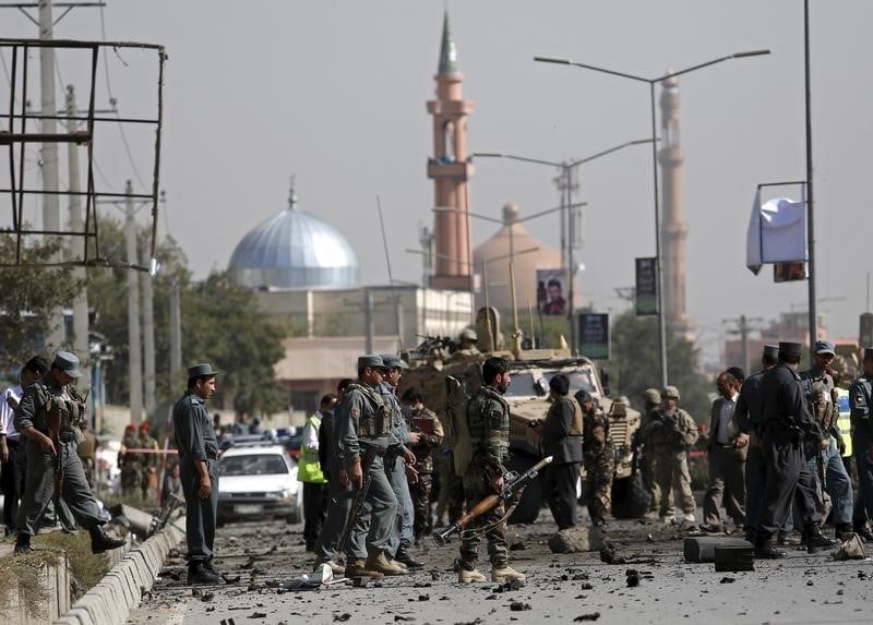 Attaque des taliban contre un convoi britannique a kaboul