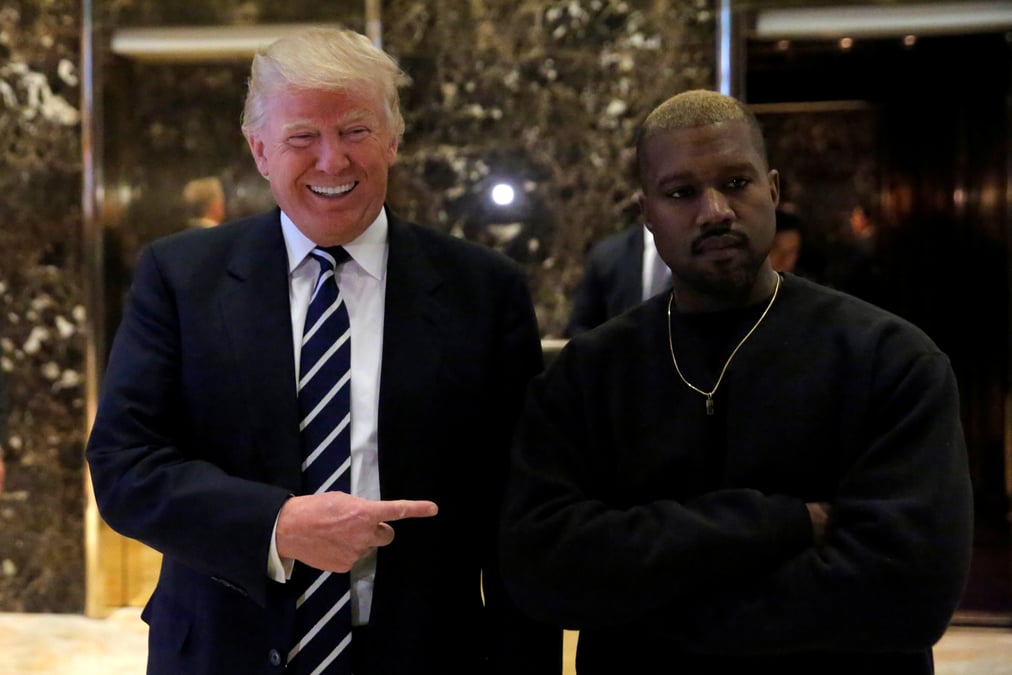 Le rappeur kanye west invite a dejeuner a la maison blanche