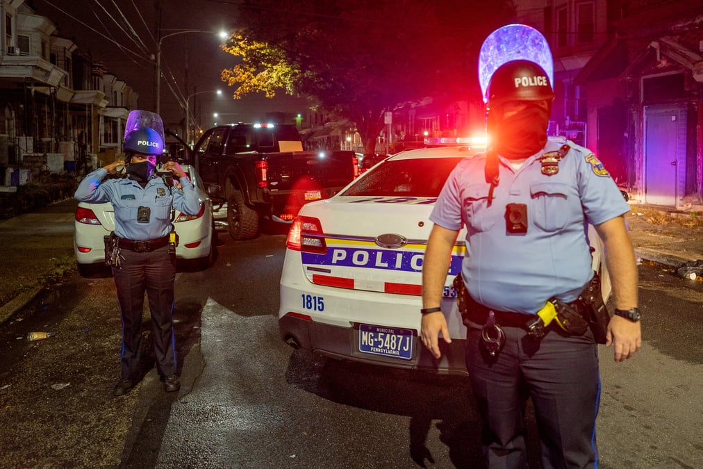 Usa: renforts de police a philadelphie apres la mort d'un afro-americain