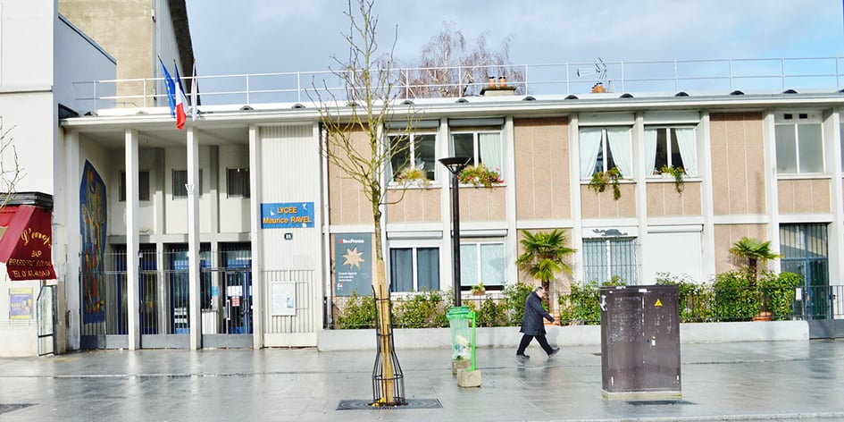 Lycée Maurive Ravel, Paris 20e.