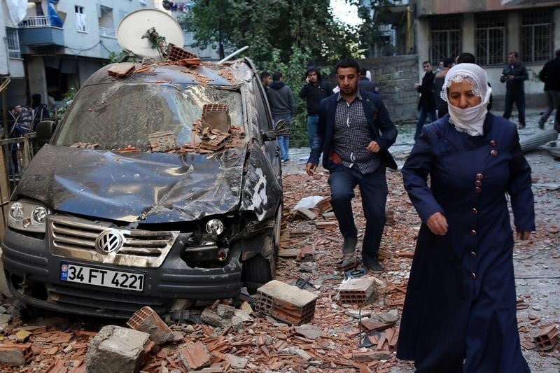 Attentat a la voiture piegee en turquie