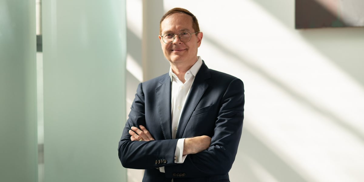 Didier Boulogne, directeur général délégué à l'export chez Business France, embarque 110 entreprises tricolores, dont 100 start-up, à Las Vegas.