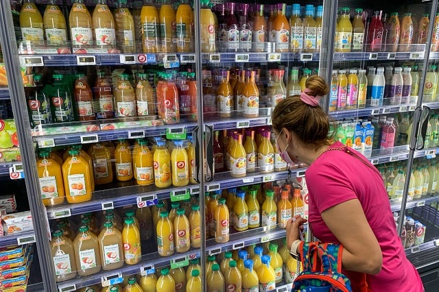 supermarché consommation Inflation