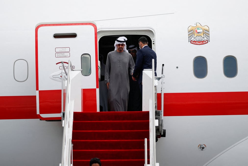 Photo d'archives du president des emirats arabes unis (eau)