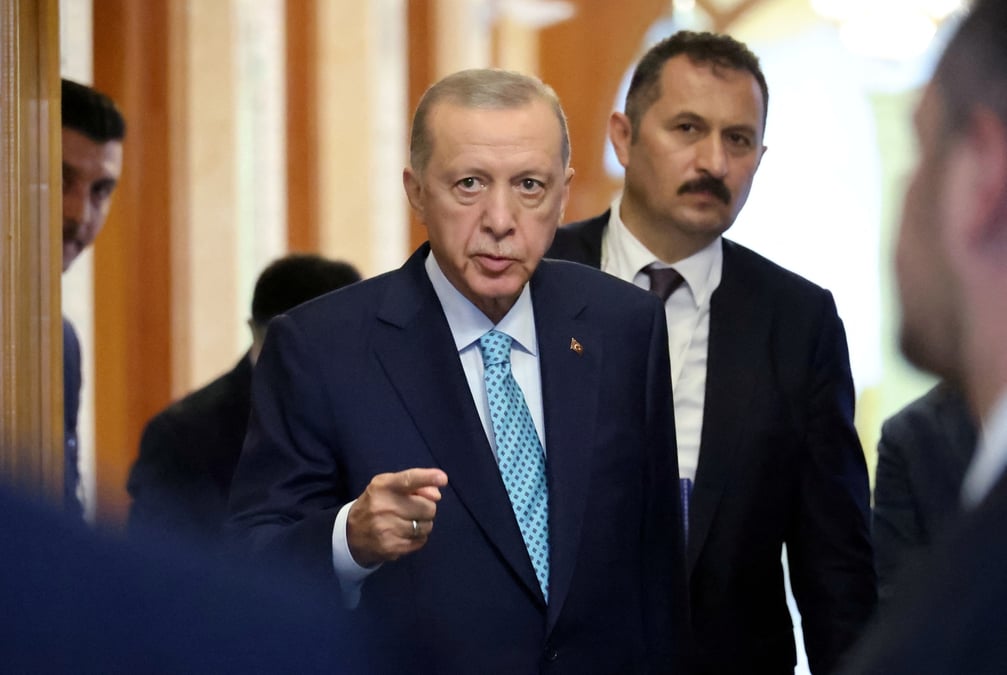 Photo du president turc recep tayyip erdogan