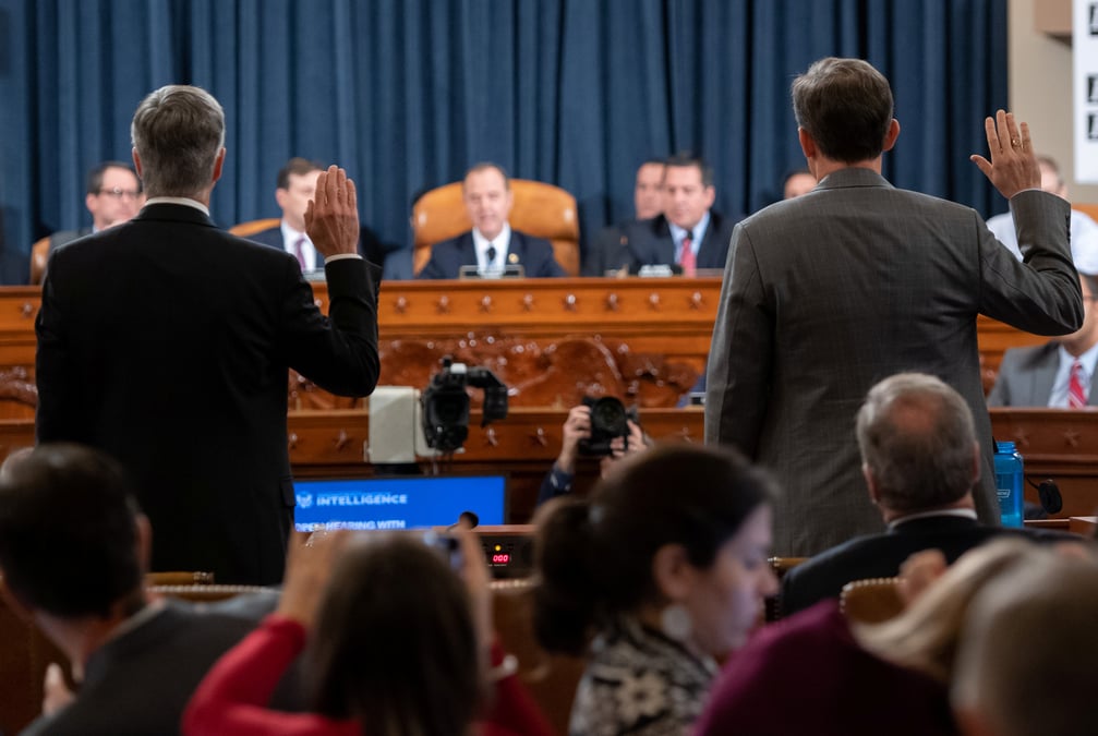 "impeachment": debut des auditions publiques au congres americain